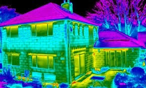 Thermal Imaging Scan For Energy Loss From Outside The Home
